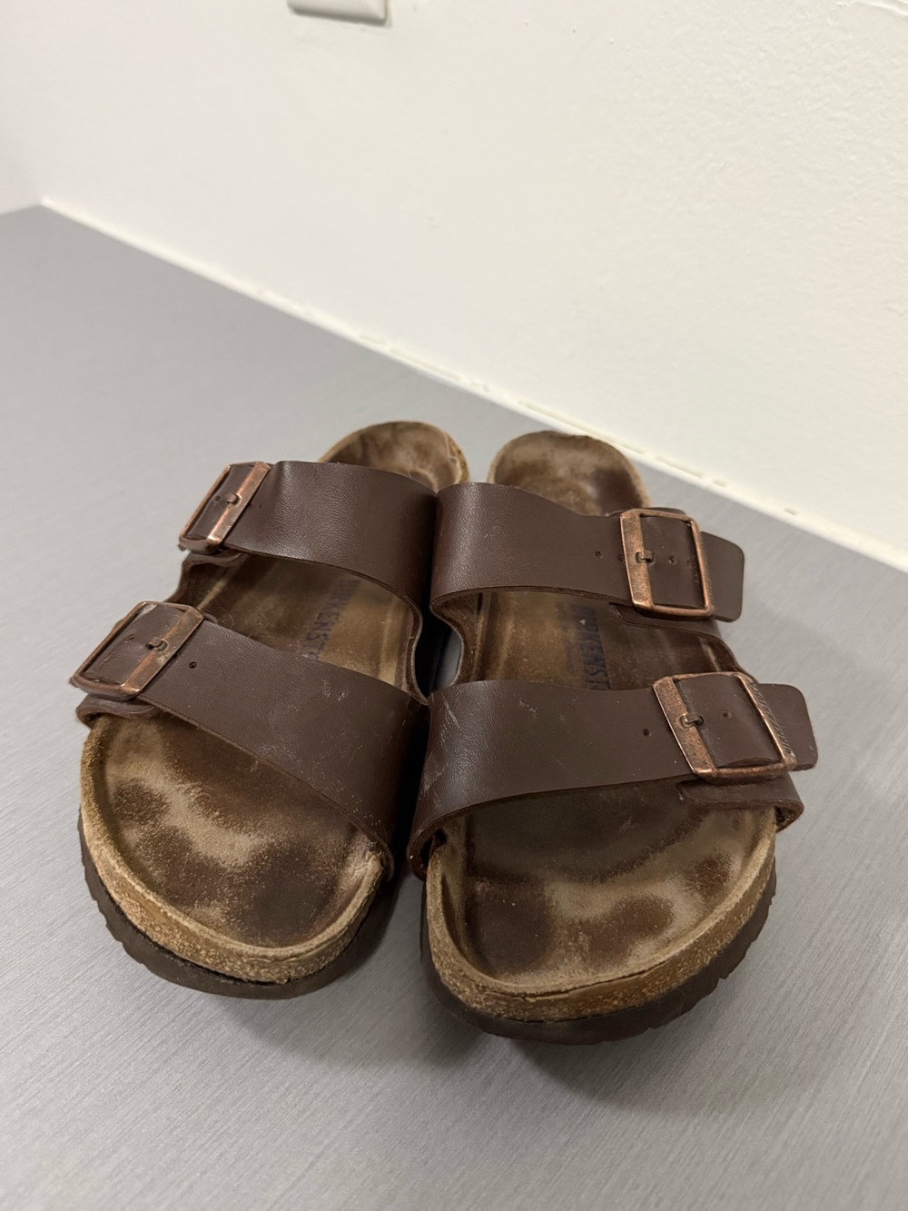 Birkenstock Arizona Brown Double Strap Sandals EU 38 / Women’s 7-7.5